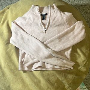 Pink low turtle neck sweater